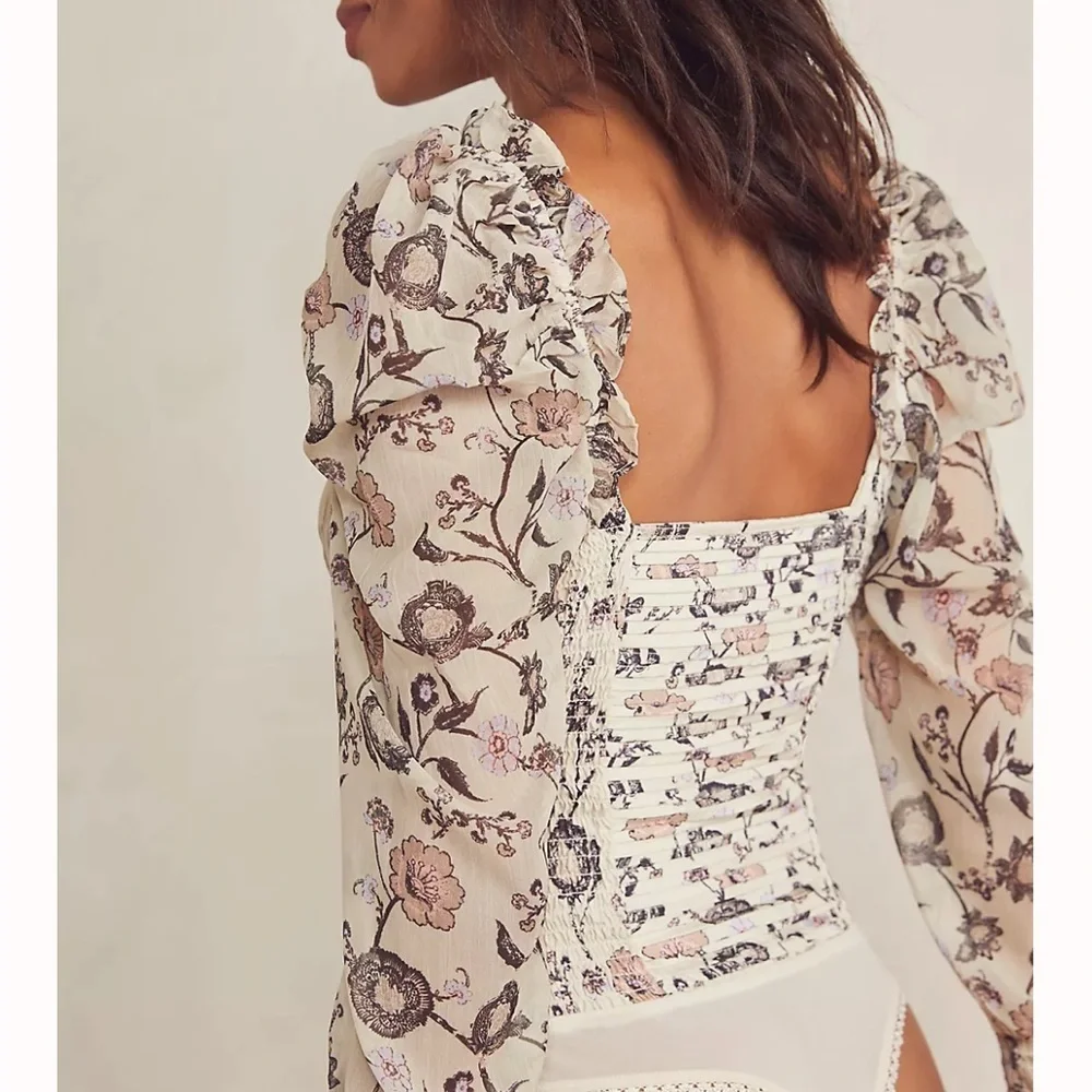 Free People Brunch Date Bodysuit NWT - Picture 3 of 10